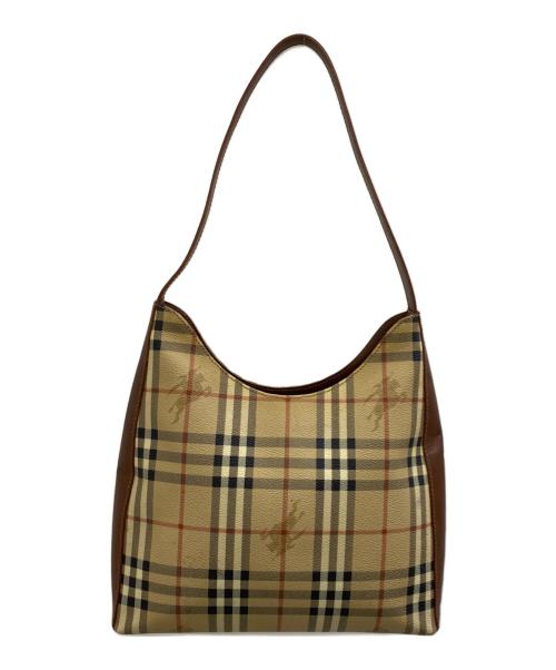 BURBERRY（バーバリー）BURBERRY (バーバリー) ワンショルダーバッグ ブラウンの古着・服飾アイテム