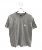stussyステューシー）の古着「S/S small logo tee」｜グレー