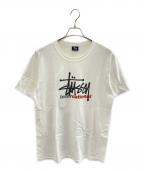stussyステューシー）の古着「stussy international logo tee」｜アイボリー
