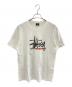 stussy（ステューシー）の古着「stussy international logo tee」｜アイボリー
