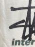 中古・古着 stussy (ステューシー) stussy international logo tee アイボリー サイズ:M：5000円