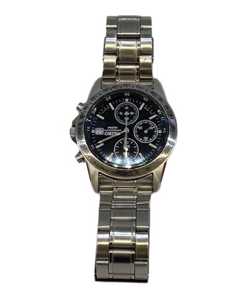 SEIKO（セイコー）SEIKO (セイコー) クロノグラフ ブラックの古着・服飾アイテム