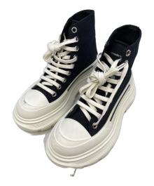 ALEXANDER McQUEEN（アレキサンダーマックイーン）の古着「ハイカットスニーカー」｜ブラック×ホワイト