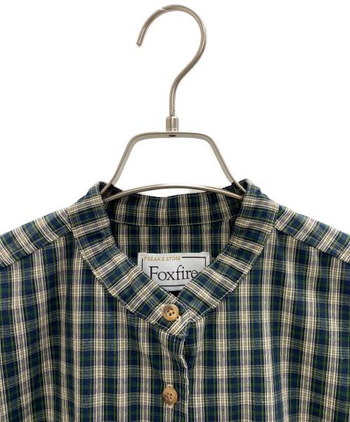 FREAK'S STORE（フリークスストア）FREAK'S STORE (フリークスストア) FOX FIRE (フォックスファイヤー) フォックスファイヤー 別注 フィッシングポケット 半袖シャツワンピース グリーン サイズ:Freeの古着・服飾アイテム