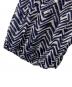 中古・古着 ne quittez pas (ヌキテパ) COTTON VOILE ZIGZAG GOWN ネイビー サイズ:Free：3000円