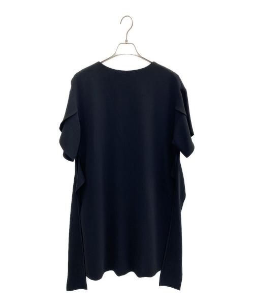 ADORE（アドーア）ADORE (アドーア) トリアセストレッチバックリボンワンピース ブラック サイズ:38の古着・服飾アイテム