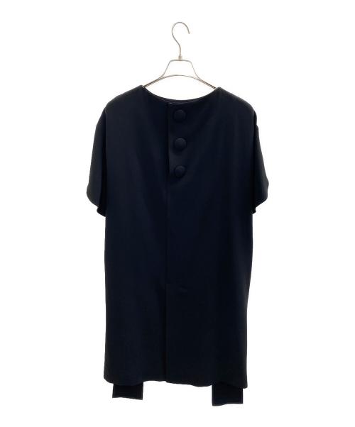 ADORE（アドーア）ADORE (アドーア) トリアセストレッチバックリボンワンピース ブラック サイズ:38の古着・服飾アイテム