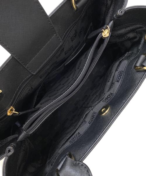 MICHAEL KORS（マイケルコース）MICHAEL KORS (マイケルコース) 2WAYバッグ ブラックの古着・服飾アイテム