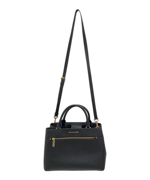 MICHAEL KORS（マイケルコース）MICHAEL KORS (マイケルコース) 2WAYバッグ ブラックの古着・服飾アイテム