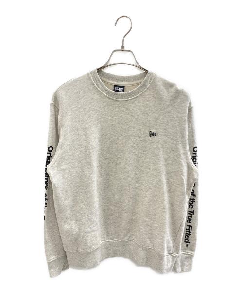New Era（ニューエラ）New Era (ニューエラ) スリーブプリントロゴスウェット ホワイト サイズ:Mの古着・服飾アイテム