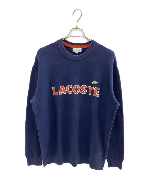 LACOSTE（ラコステ）LACOSTE (ラコステ) 厚手ニット ネイビー サイズ:Lの古着・服飾アイテム