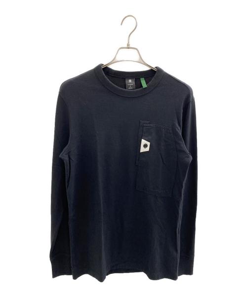 G-STAR RAW（ジースターロゥ）G-STAR RAW (ジースターロゥ) Utility Pocket Logo T-Shirt ブラック サイズ:Sの古着・服飾アイテム