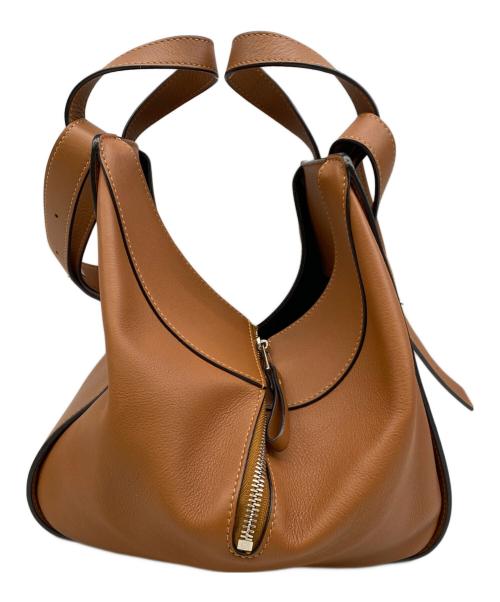 LOEWE（ロエベ）LOEWE (ロエベ) ハンモックバッグ コンパクト（クラシックカーフ） ブラウンの古着・服飾アイテム