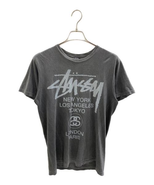 stussy（ステューシー）stussy (ステューシー) S/S BIG LOGO TEE グレー サイズ:Sの古着・服飾アイテム