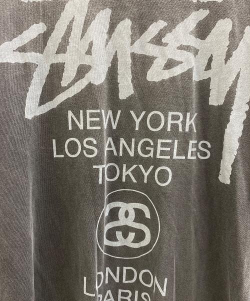stussy（ステューシー）stussy (ステューシー) S/S BIG LOGO TEE グレー サイズ:Sの古着・服飾アイテム