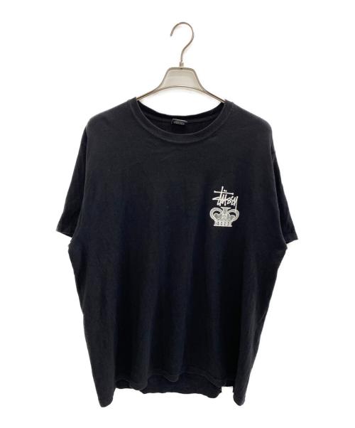 stussy（ステューシー）stussy (ステューシー) ONE WORLD ONE LOVE S/S TEE ブラック サイズ:Lの古着・服飾アイテム