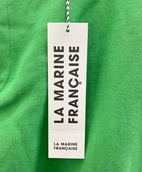 LA MARINE FRANCAISE（マリンフランセーズ）LA MARINE FRANCAISE (マリンフランセーズ) コットンリネンスタンダードスカート グリーン サイズ:1 未使用品の古着・服飾アイテム