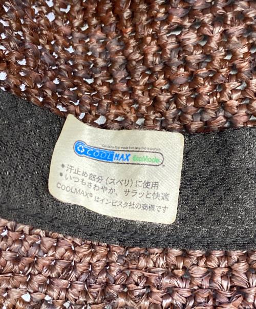 BORSALINO（ボルサリーノ）BORSALINO (ボルサリーノ) ラフィアハット ブラウン 未使用品の古着・服飾アイテム