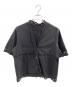 BEAUTY&YOUTH UNITED ARROWS（ビューティーアンドユースユナイテッドアローズ）の古着「バテンレース ショートスリーブシャツ」｜ブラック