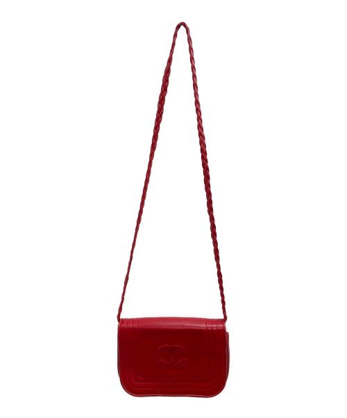 CHANEL（シャネル）CHANEL (シャネル) ショルダーバッグ レッドの古着・服飾アイテム