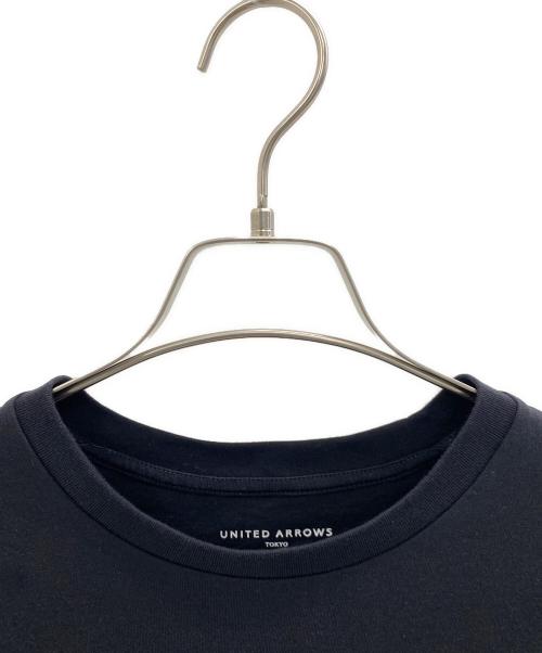 UNITED ARROWS（ユナイテッドアローズ）UNITED ARROWS (ユナイテッドアローズ) 半袖カットソー ブラック サイズ:Mの古着・服飾アイテム