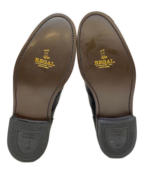REGAL（リーガル）REGAL (リーガル) ウィングチップシューズ ブラック サイズ:27の古着・服飾アイテム