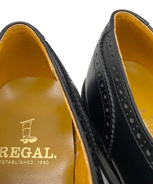 REGAL（リーガル）REGAL (リーガル) ウィングチップシューズ ブラック サイズ:27の古着・服飾アイテム