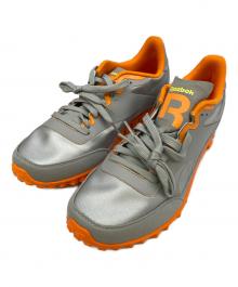 REEBOK（リーボック）の古着「ローカットスニーカー」｜グレー×オレンジ