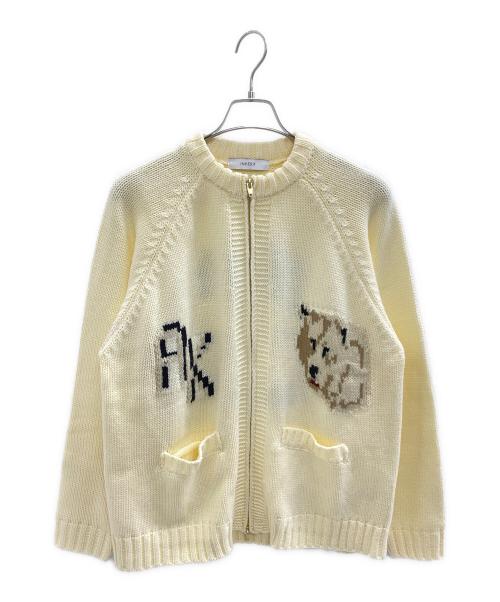 INHERIT（インヘリット）INHERIT (インヘリット) 23AW ALASKA カウチンニット アイボリー サイズ:Mの古着・服飾アイテム