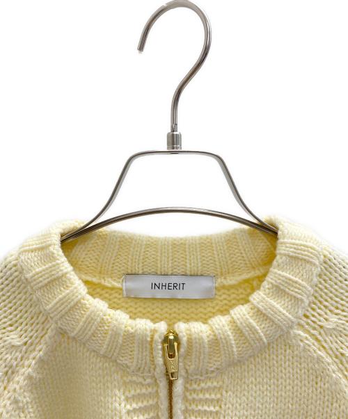 INHERIT（インヘリット）INHERIT (インヘリット) 23AW ALASKA カウチンニット アイボリー サイズ:Mの古着・服飾アイテム