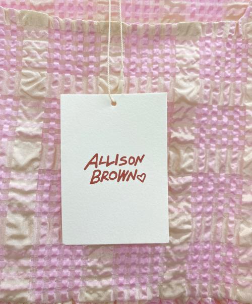 allisonbrown（アリソンブラウン）allisonbrown (アリソンブラウン) チュニック ピンク サイズ:Free 未使用品の古着・服飾アイテム