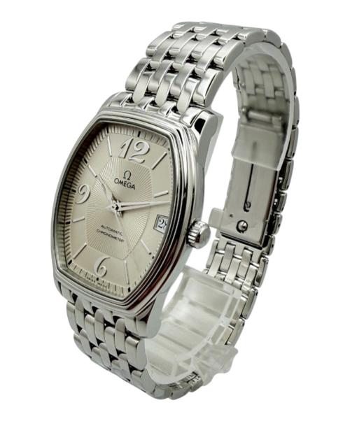 OMEGA（オメガ）OMEGA (オメガ) デヴィル プレステージ トノー Ref.4503.31 シルバー文字盤 シルバー文字盤の古着・服飾アイテム