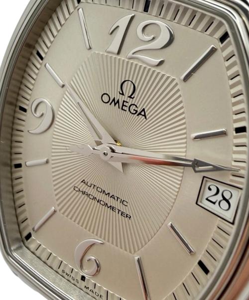 OMEGA（オメガ）OMEGA (オメガ) デヴィル プレステージ トノー Ref.4503.31 シルバー文字盤 シルバー文字盤の古着・服飾アイテム