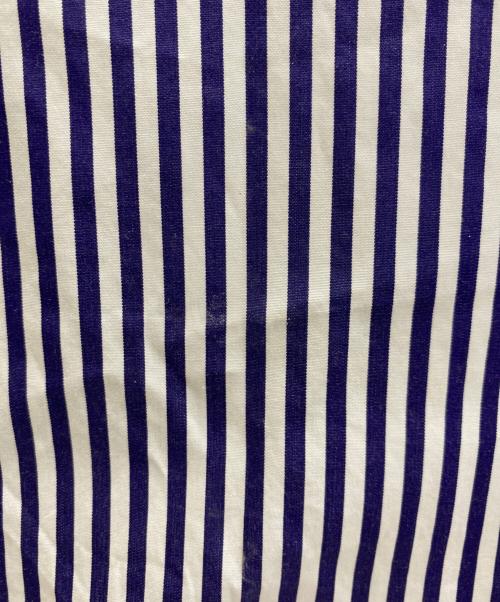 LOEFF（ロエフ）LOEFF (ロエフ) カイト ストライプ シャツワンピース† ネイビー×ホワイトの古着・服飾アイテム