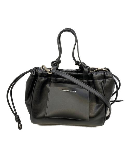 CHARLES & KEITH（チャールズアンドキース）CHARLES & KEITH (チャールズアンドキース) 2WAYショルダーバッグ ブラックの古着・服飾アイテム