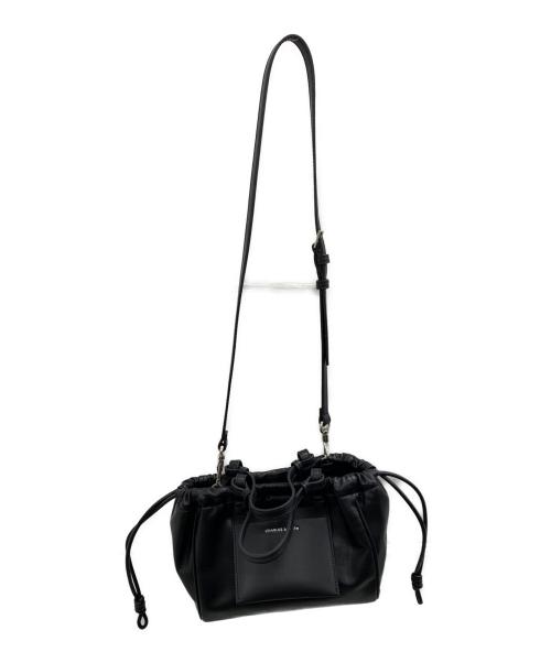 CHARLES & KEITH（チャールズアンドキース）CHARLES & KEITH (チャールズアンドキース) 2WAYショルダーバッグ ブラックの古着・服飾アイテム