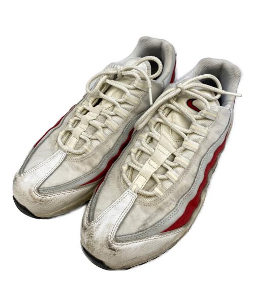 NIKE（ナイキ）NIKE (ナイキ) スニーカー ホワイト×レッド サイズ:28の古着・服飾アイテム