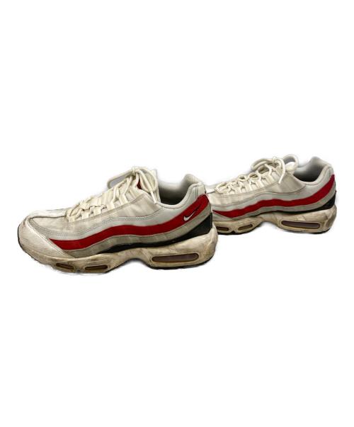 NIKE（ナイキ）NIKE (ナイキ) スニーカー ホワイト×レッド サイズ:28の古着・服飾アイテム