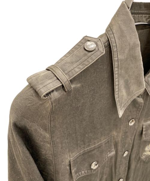 SATURDAY AFTERNOON（サタデーアフタヌーン）SATURDAY AFTERNOON (サタデーアフタヌーン) 長袖シャツ グレー サイズ:11の古着・服飾アイテム