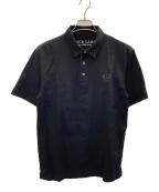 BLACK LABEL CRESTBRIDGEブラックレーベル クレストブリッジ）の古着「ポロシャツ」｜ブラック