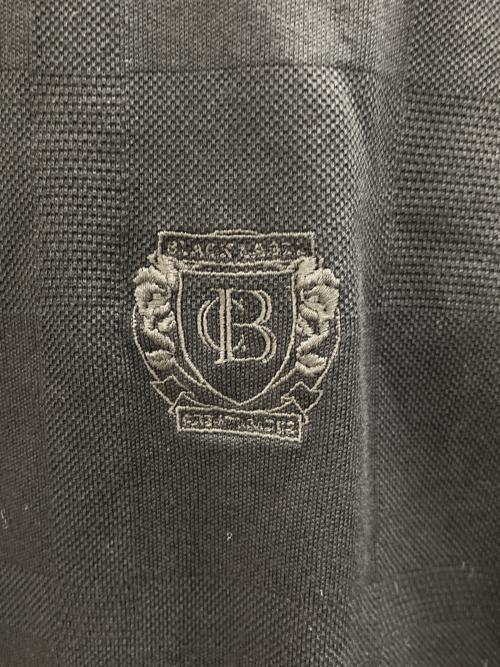 BLACK LABEL CRESTBRIDGE（ブラックレーベル クレストブリッジ）BLACK LABEL CRESTBRIDGE (ブラックレーベル クレストブリッジ) ポロシャツ ブラック サイズ:Lの古着・服飾アイテム