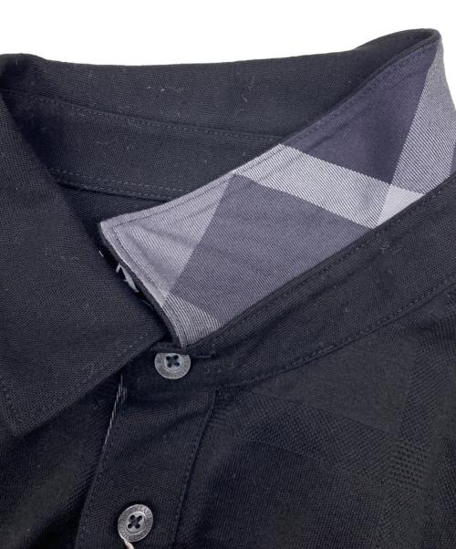 BLACK LABEL CRESTBRIDGE（ブラックレーベル クレストブリッジ）BLACK LABEL CRESTBRIDGE (ブラックレーベル クレストブリッジ) ポロシャツ ブラック サイズ:Lの古着・服飾アイテム
