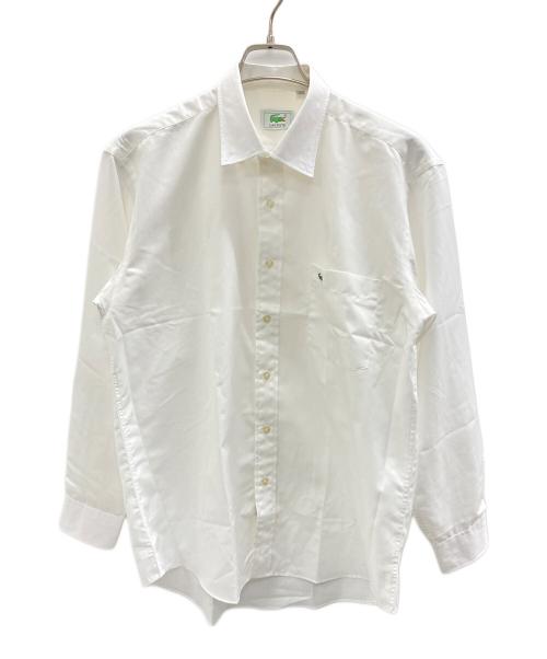 LACOSTE（ラコステ）LACOSTE (ラコステ) 長袖シャツ ホワイト サイズ:16の古着・服飾アイテム