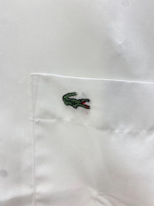 LACOSTE（ラコステ）LACOSTE (ラコステ) 長袖シャツ ホワイト サイズ:16の古着・服飾アイテム