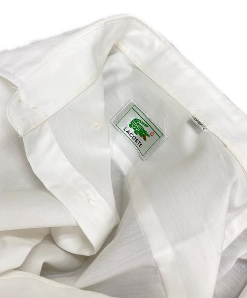 LACOSTE（ラコステ）LACOSTE (ラコステ) 長袖シャツ ホワイト サイズ:16の古着・服飾アイテム