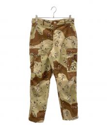 TROUSERS（トラウザーズ）の古着「デザートカモカーゴパンツ」｜ベージュ×ブラウン