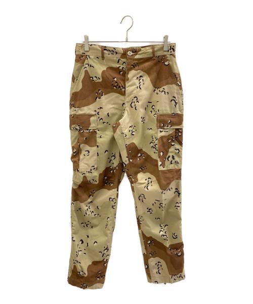 TROUSERS（トラウザーズ）TROUSERS (トラウザーズ) デザートカモカーゴパンツ ベージュ×ブラウン サイズ:Sの古着・服飾アイテム