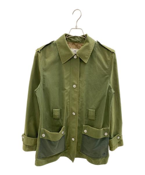 COACH（コーチ）COACH (コーチ) カジュアルミリタリー ジャケット グリーン サイズ:Mの古着・服飾アイテム