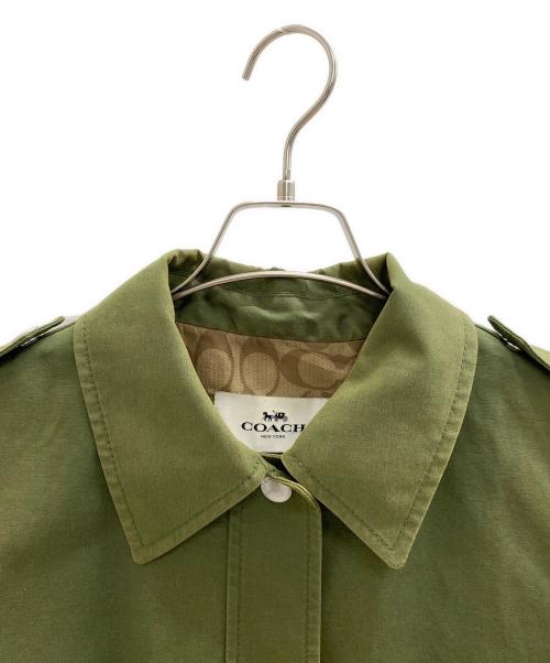 COACH（コーチ）COACH (コーチ) カジュアルミリタリー ジャケット グリーン サイズ:Mの古着・服飾アイテム