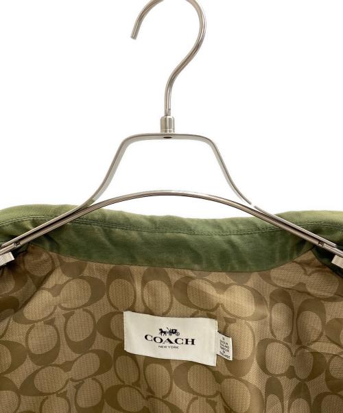COACH（コーチ）COACH (コーチ) カジュアルミリタリー ジャケット グリーン サイズ:Mの古着・服飾アイテム